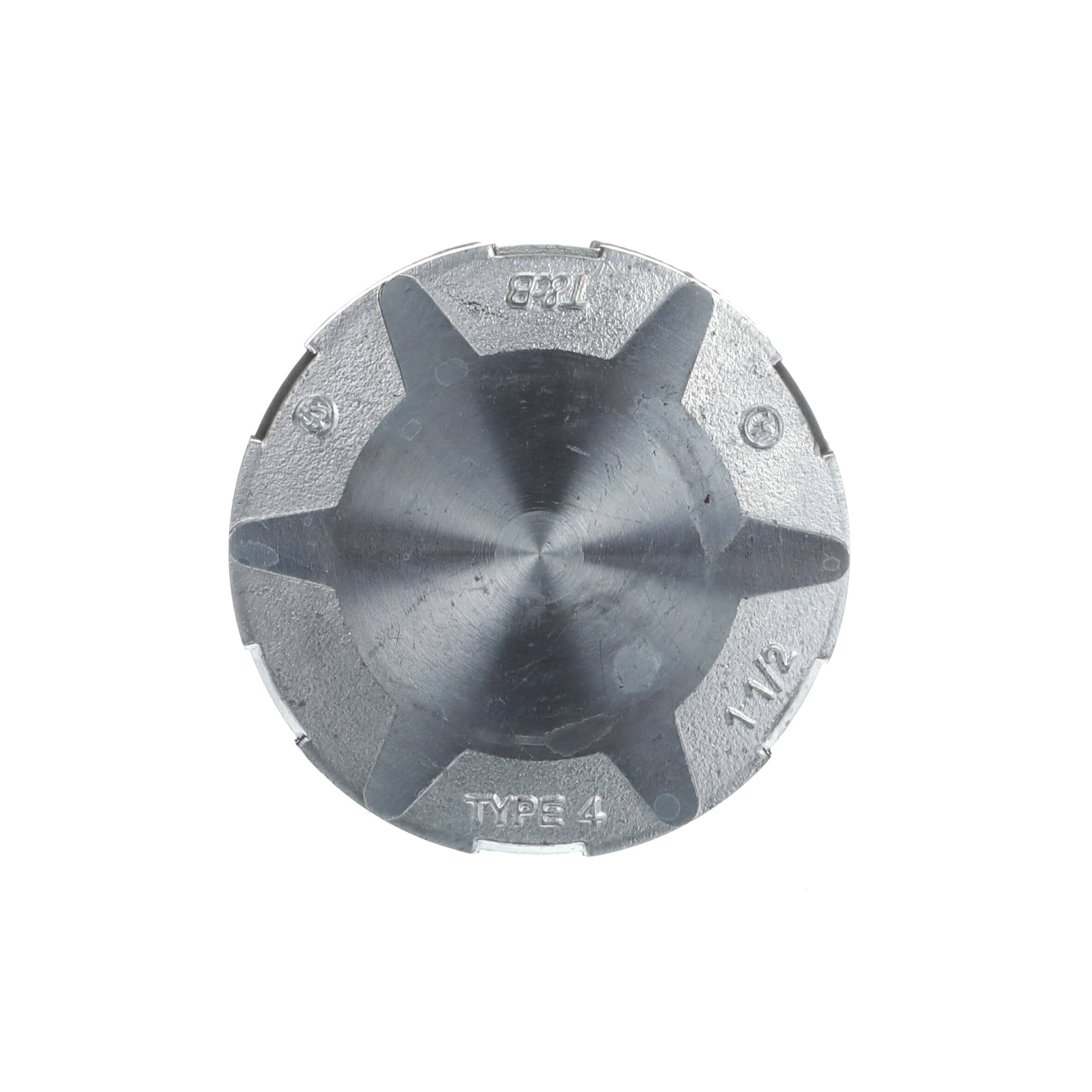 T&B® H150CAP Capoff With Thermoplastic Insulated Throat, 1-1/2 in, For Use With Rigid/IMC Conduits, Zinc