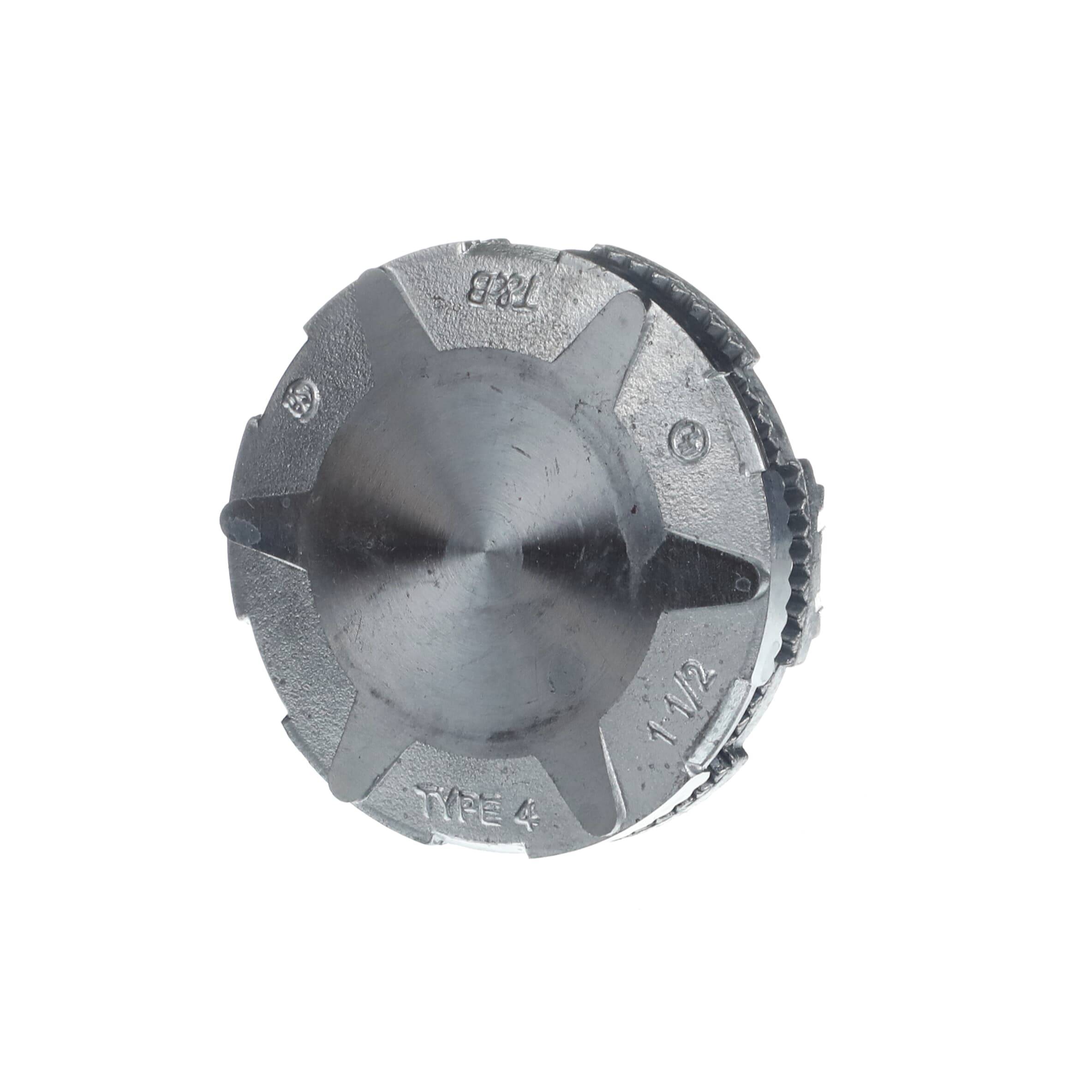 T&B® H150CAP Capoff With Thermoplastic Insulated Throat, 1-1/2 in, For Use With Rigid/IMC Conduits, Zinc