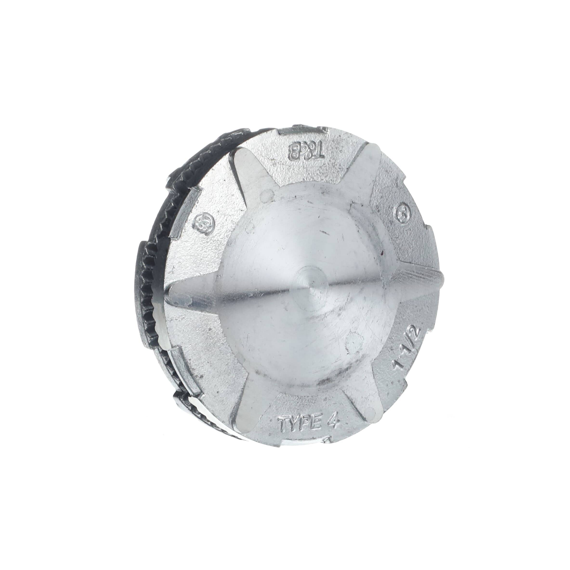 T&B® H150CAP Capoff With Thermoplastic Insulated Throat, 1-1/2 in, For Use With Rigid/IMC Conduits, Zinc