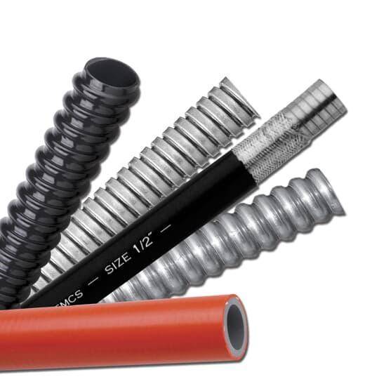 T&B® Industrial Fitting Liquatite® ATLA-11A Type ATLA Liquid Tight Flexible Conduit, 1 in Trade, 100 ft L, Steel
