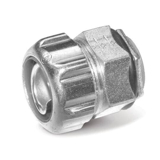 T&B® 5361 Insulated Straight Conduit Connector, 3/8 in Trade, Steel, Electro-Zinc Plated