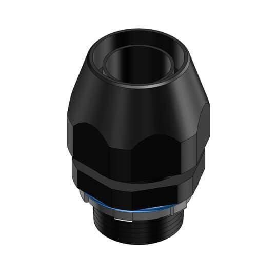 T&B® Industrial Fitting LT450P-500 Conduit Connector, 1/2 in Trade, 45 deg, Thermoplastic