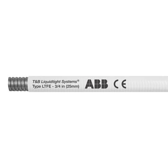 T&B® Industrial Fitting Liquidtight Systems™ LTFES02W-C Type LTFE Liquid Tight Flexible Metal Conduit, 1/2 in Trade, 0.622 in ID x 0.84 in OD, 100 ft L, Steel