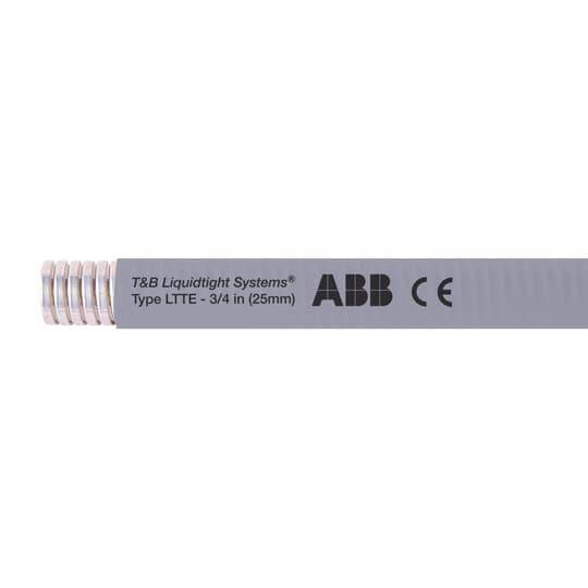 T&B® Industrial Fitting Liquidtight Systems™ LTTES01G-K Type LTTE Wide Temperature Liquid Tight Flexible Metal Conduit With PVC Jacket, 3/8 in Trade, 0.484 in ID x 0.71 in OD, 500 ft L, Steel