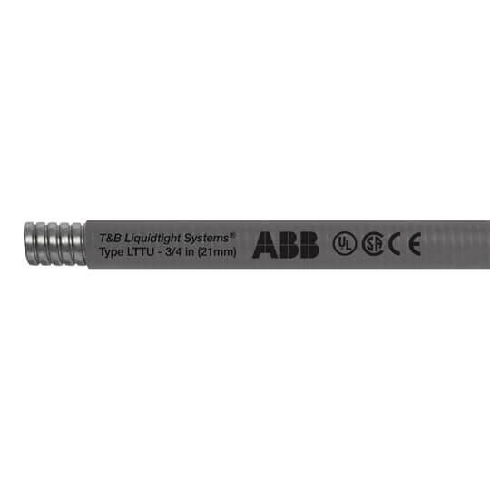 T&B® LTTUS08B-A Type LTTU Liquid Tight Flexible Metal Conduit, 2-1/2 in Trade, 2.48 in ID x 2-7/8 in OD, 25 ft L, Galvanized Steel