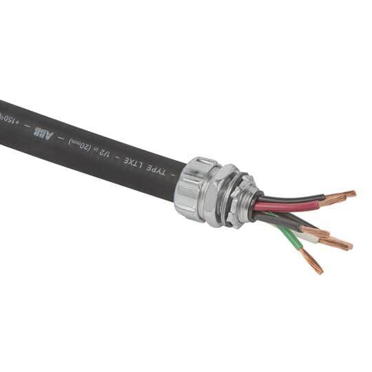 T&B® Liquidtight Systems™ LTXES02B-C Type LTXE Extreme Temperature Liquid Tight Conduit, 1/2 in Trade, 0.622 in ID x 0.84 in OD, 100 ft L, Steel