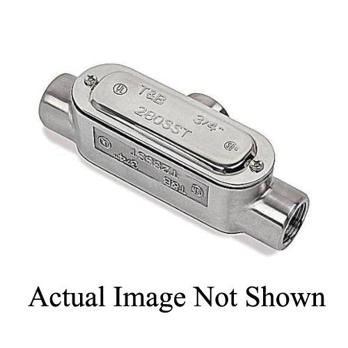 T&B® TB48SST Type TB Conduit Body With Cover, Gasket, 1-1/4 in Hub, 8, 24 cu-in, 316 Stainless Steel, Polished