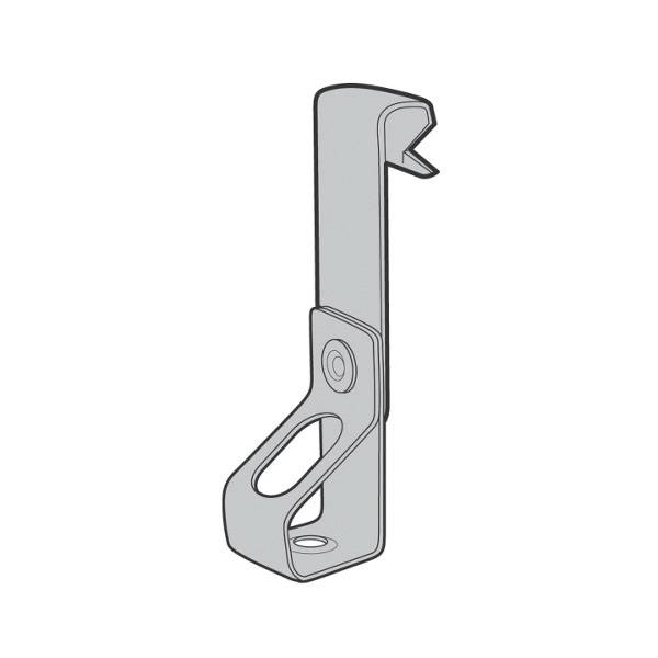 Steel City® SSF-BV1/16-A1/4T SSF-BV1 C-Purlin Clip, 1/4 in Hole, 1/32 to 3/32 in Flange, 160 lb Load, Steel