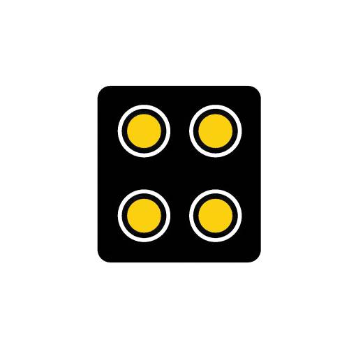 Turck E8026486 4-Port Junction Box, 10 to 30 VDC, 9 A