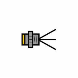 Turck Versafast BKF 19-19-3/14.5/NPT/S717 19-Pole Female Single Ended Receptacle, 30 VAC/VDC, 3 A