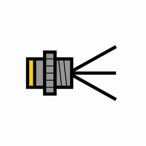 Turck powerfast™ U-28453 6-Pole Female Single Ended Receptacle, 300 VAC, 20 A