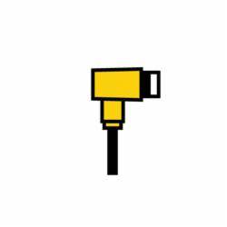 Turck Versafast® BKWM 14-836-5 M23 Single End Cordset, M16 Right Female Connector, 5 m L Cable, 14 Poles