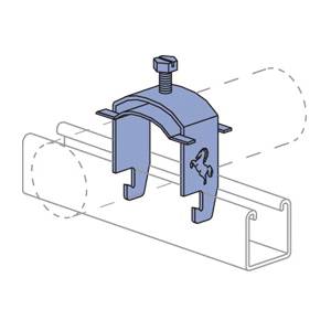 Unistrut® MU025-EG 1-Piece Universal Mustang Clamp, 1/4 in Conduit, HRPO Steel