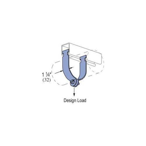 Unistrut® P1113AS-EG Assembled Pipe Clamp, 1 in Conduit, 600 lb Load, 1.315 in OD, HRPO Steel