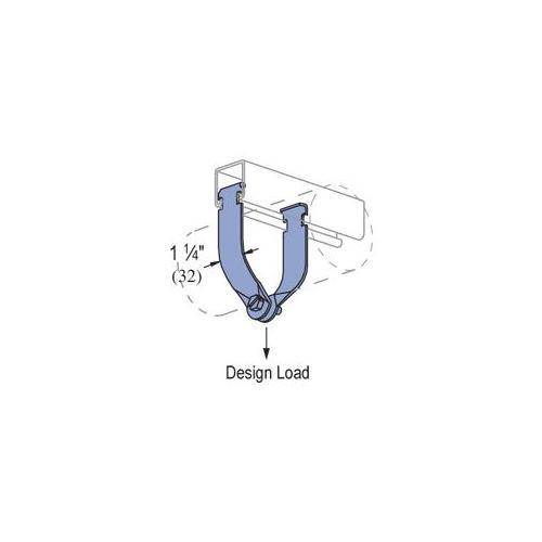 Unistrut® P1119-EG P1100 2-Piece Pipe Clamp, 3 in Conduit, 800 lb Load, 3-1/2 in OD, Steel