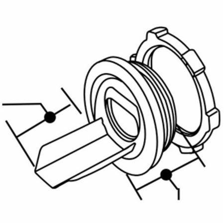 Legrand North America LLC 5781 Raceway Box Connector, Steel