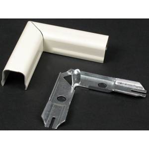 2" L Legrand North America LLC V711 Raceway Elbow, Ivory