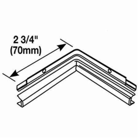 2-3/4" L Legrand North America LLC V717 Raceway Elbow, Ivory