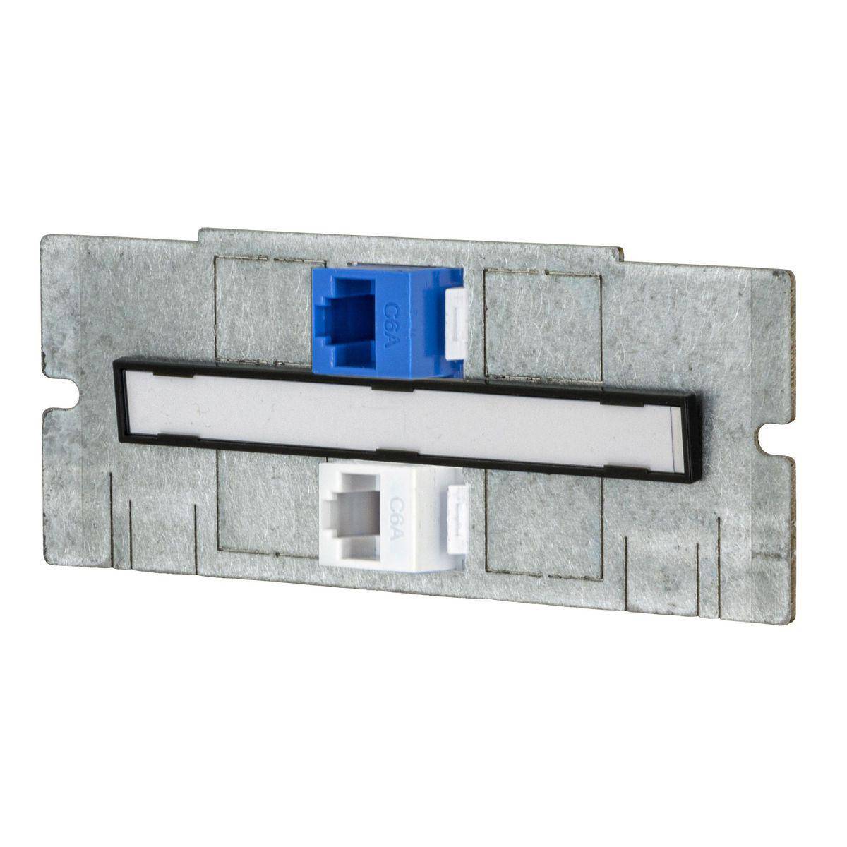 Wiring Device-Kellems FBMP6DJ CFB/AFB Series Mounting Plate, 2,4,6 Gangs, Steel