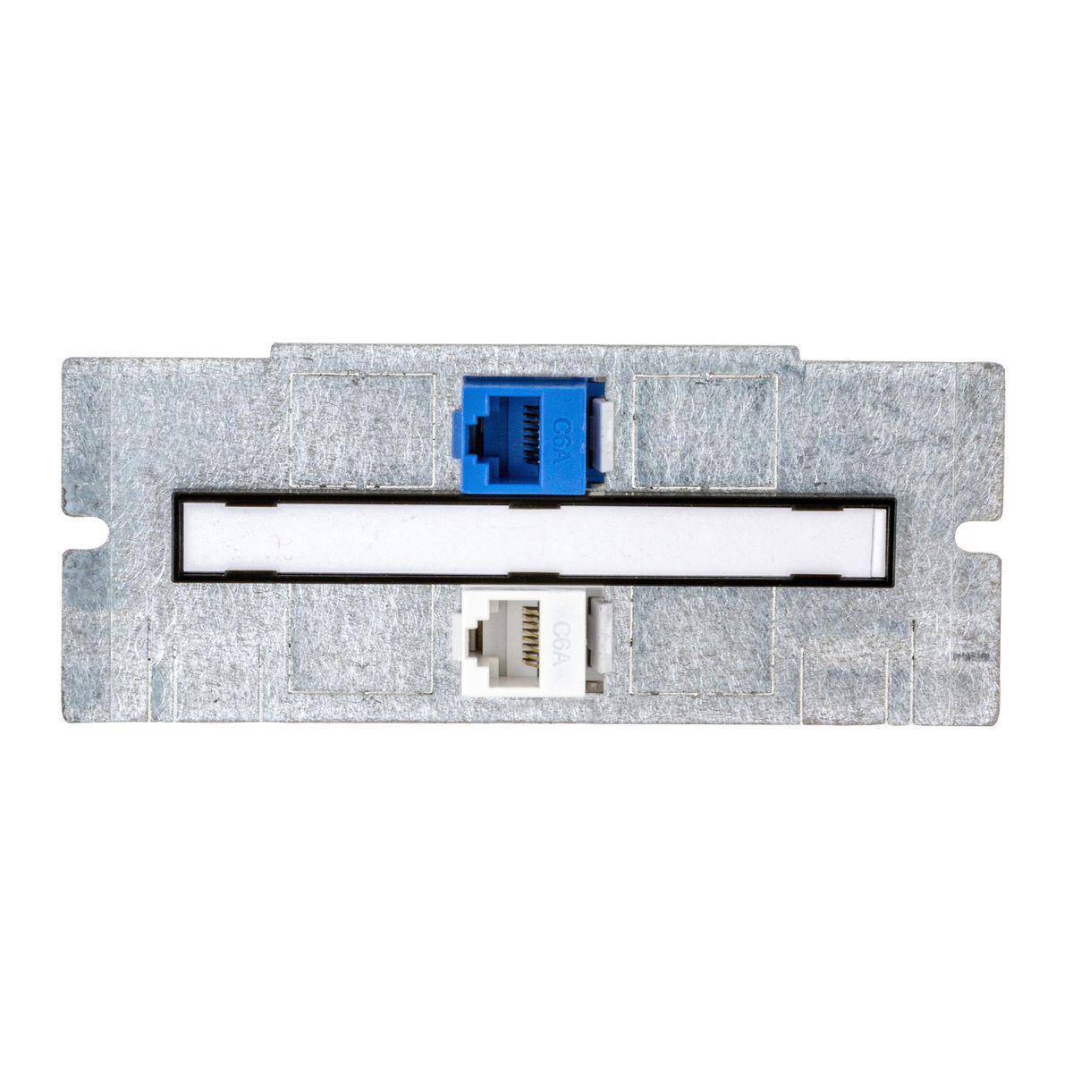 Wiring Device-Kellems FBMP6DJ CFB/AFB Series Mounting Plate, 2,4,6 Gangs, Steel
