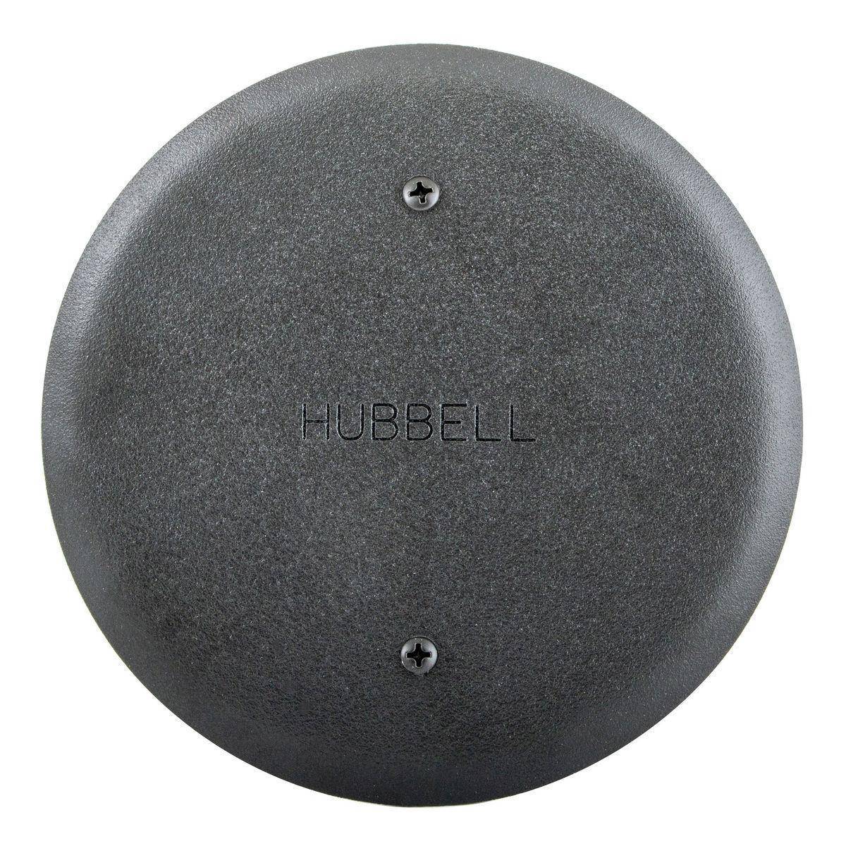 Wiring Device-Kellems S1R4FFADMTBK S1R Fire-Rated Poke-Through Component Furniture Feed 4 in Series, Abandonmant Cover