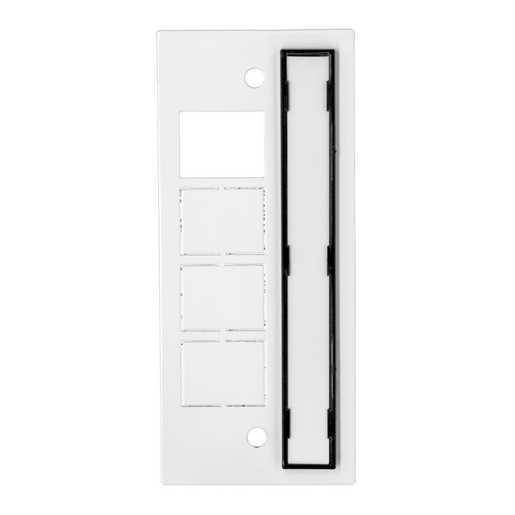 Wiring Device-Kellems S1R8CSP4DJ S1R Recessed Fire-Rated Poke-Through Components Furniture Feed 8 in Series, Steel