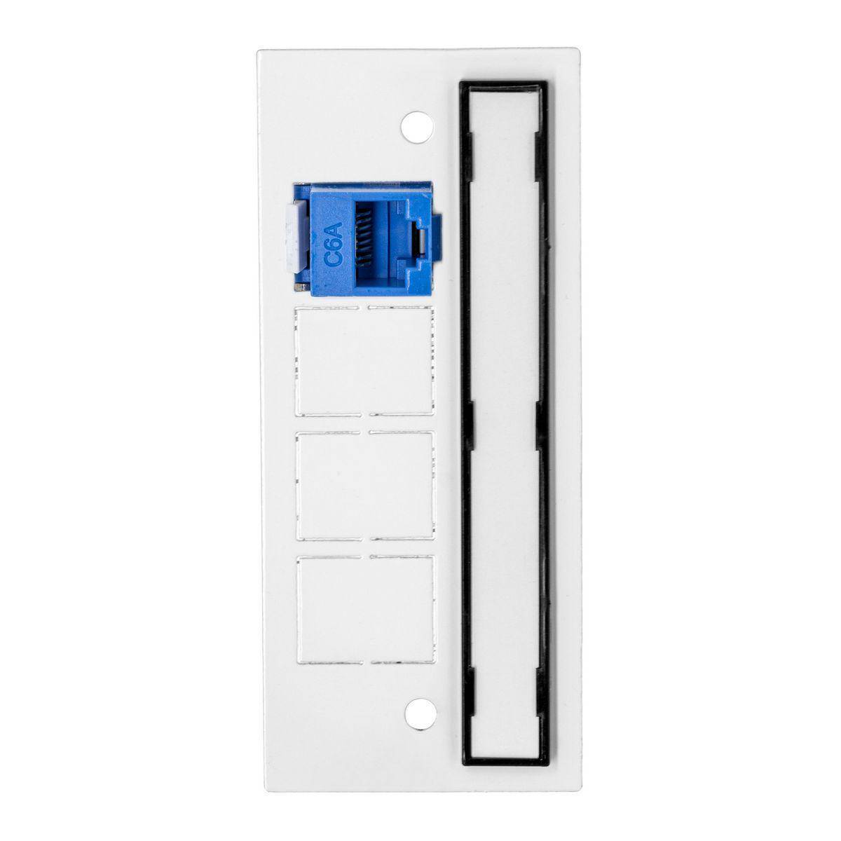 Wiring Device-Kellems S1R8CSP4DJ S1R Recessed Fire-Rated Poke-Through Components Furniture Feed 8 in Series, Steel