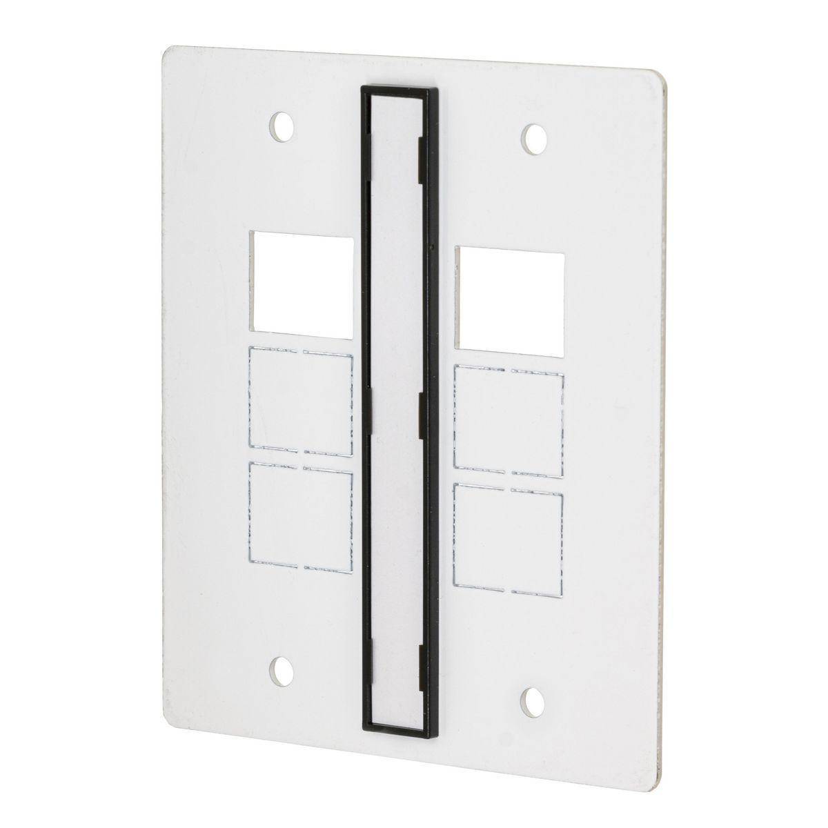 Wiring Device-Kellems S1R8CSP6DJ S1R Recessed Fire-Rated Poke-Through Components Furniture Feed 8 in Series, Steel