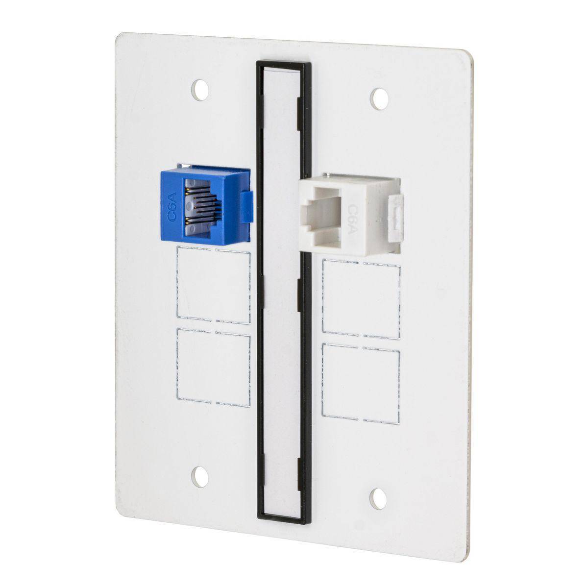 Wiring Device-Kellems S1R8CSP6DJ S1R Recessed Fire-Rated Poke-Through Components Furniture Feed 8 in Series, Steel