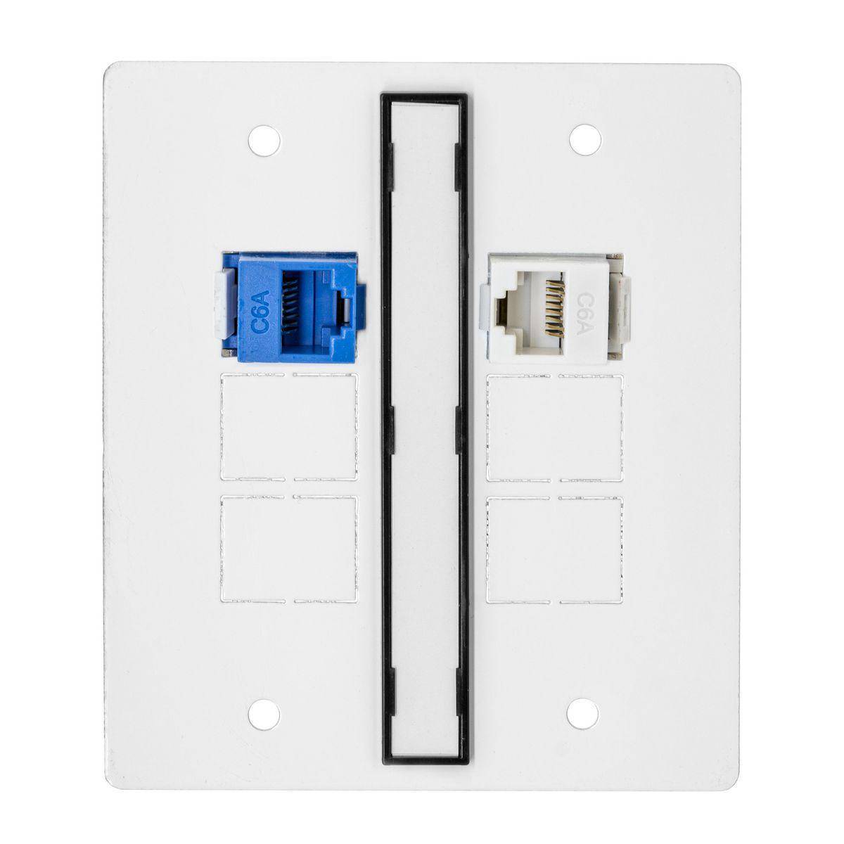 Wiring Device-Kellems S1R8CSP6DJ S1R Recessed Fire-Rated Poke-Through Components Furniture Feed 8 in Series, Steel