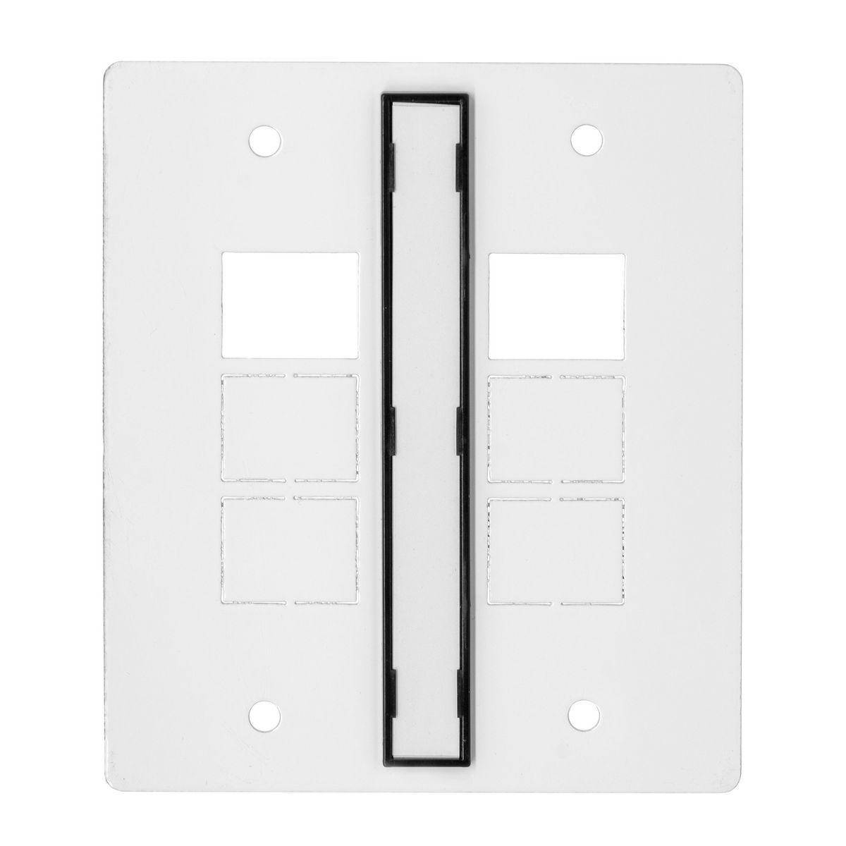 Wiring Device-Kellems S1R8CSP6DJ S1R Recessed Fire-Rated Poke-Through Components Furniture Feed 8 in Series, Steel