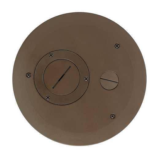 Wiring Device-Kellems S1R8FFCVRBRZ S1R Recessed Fire Rated Poke Through Covers Furniture Feed 8 in Series, Aluminum
