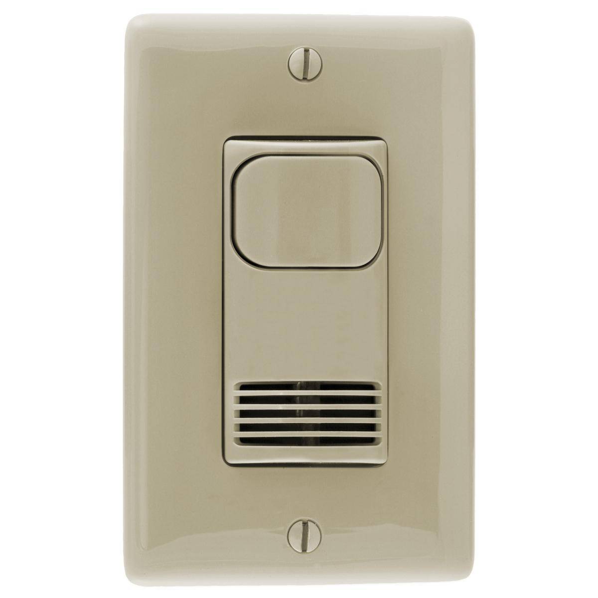 Wiring Device-Kellems H-MOSS® AD2000I1N 1-Circuit 1 Relay Dual Technology Occupancy Sensor Switch With Photocell, 120/277 VAC, Passive Infrared/Ultrasonic Sensor, 1000 sq-ft Coverage, Threaded Mount