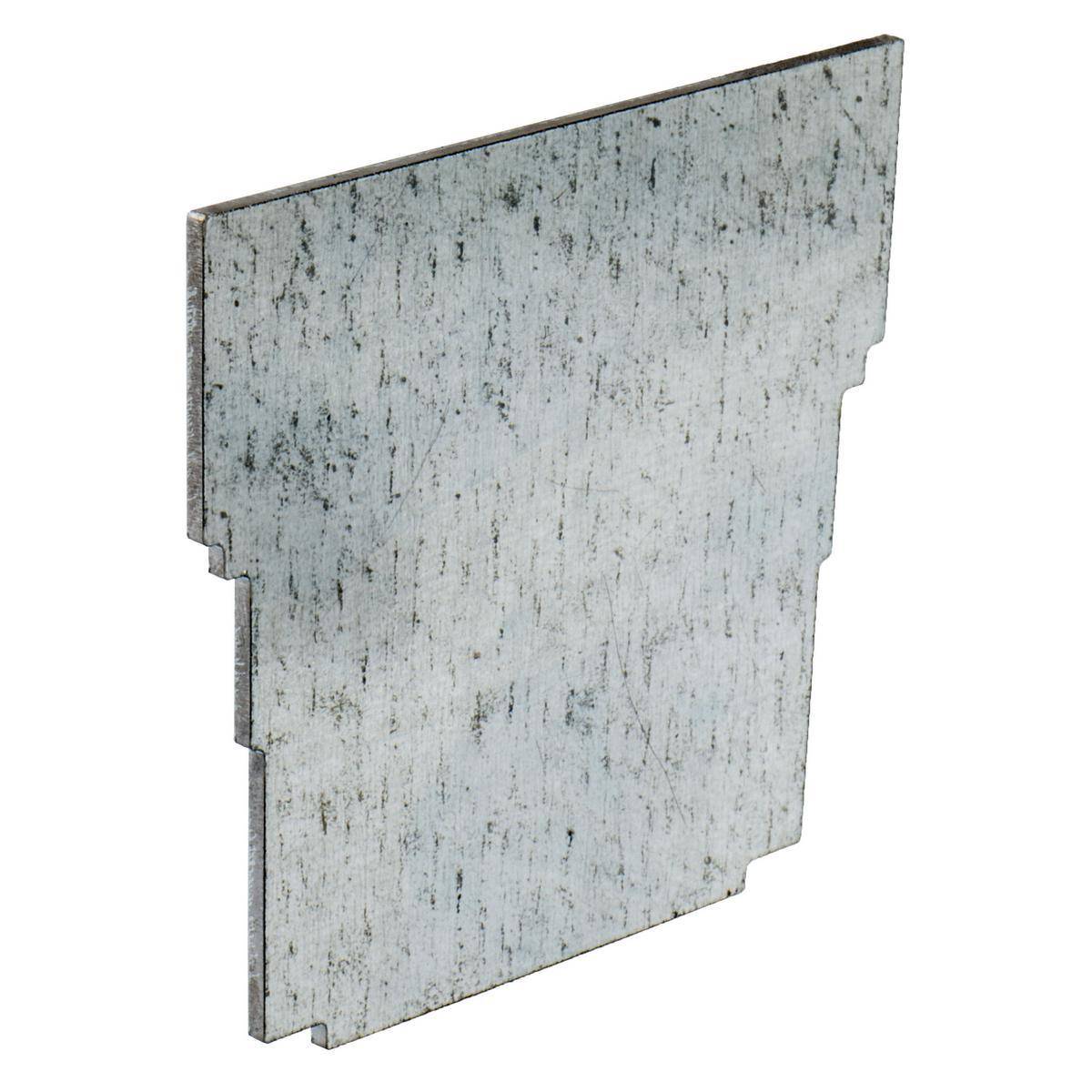 Wiring Device-Kellems AFBS1R4DIV Low Voltage Divider, 5.65 in L, Galvanized Stamped Steel, For Use With SystemOne® 4 in Round Recessed Floor Box