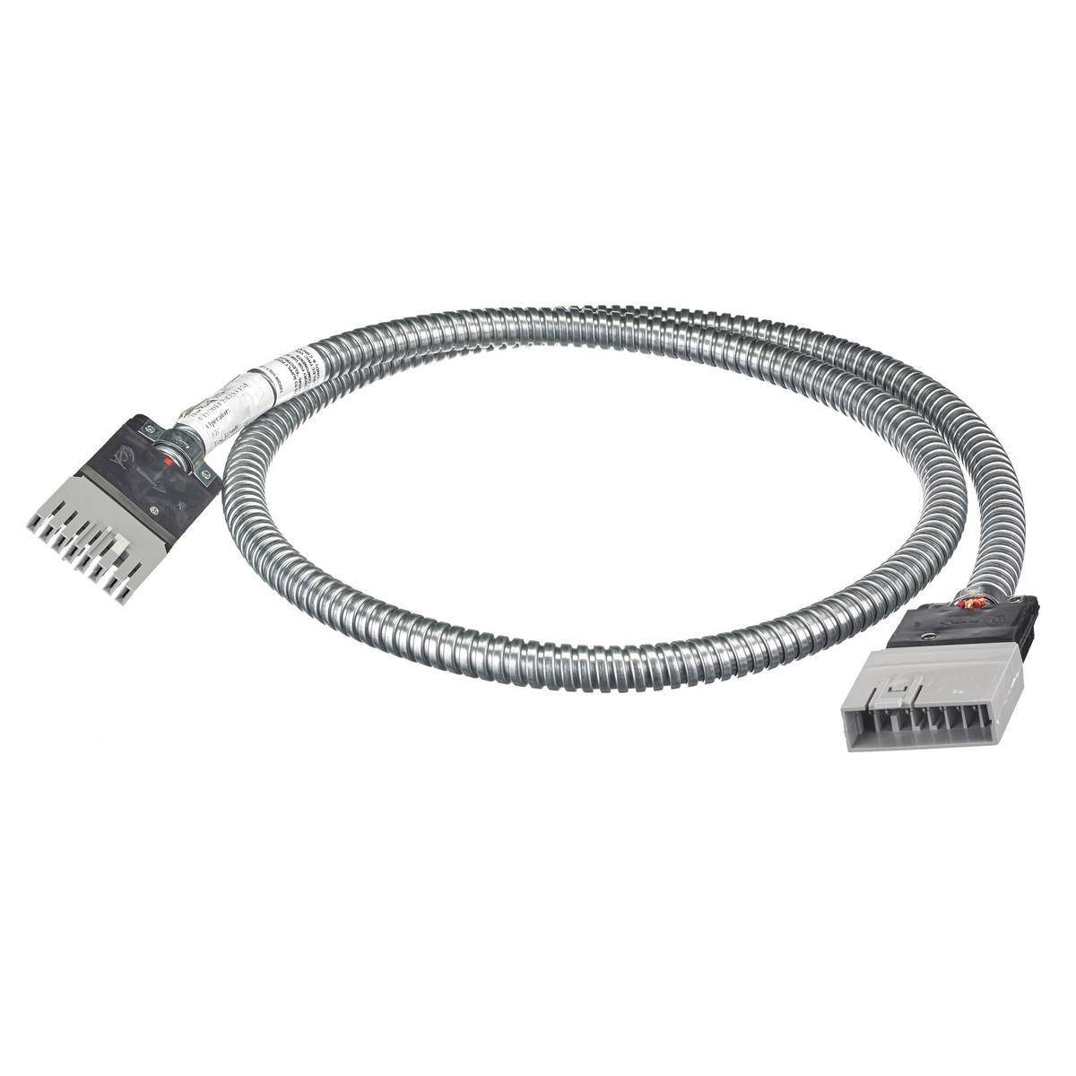 Wiring Device-Kellems CEXT422MFL01 422 8-Wire Standard Extender Cable, For Use With Custom Pre-Wired Raised Access Floor Box, Connexion 2.0 Zone Distribution System, Modular System, 20 A at 120/208 VAC, Male x Female Connector, 12 AWG, 10 AWG, Composite