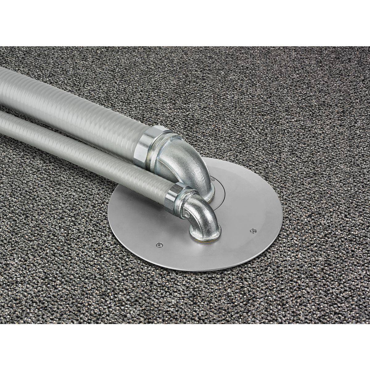 Wiring Device-Kellems CFBS1R8FFCVRALU Concrete Floor Box Cover, 9.5 in W, Die Cast Aluminum