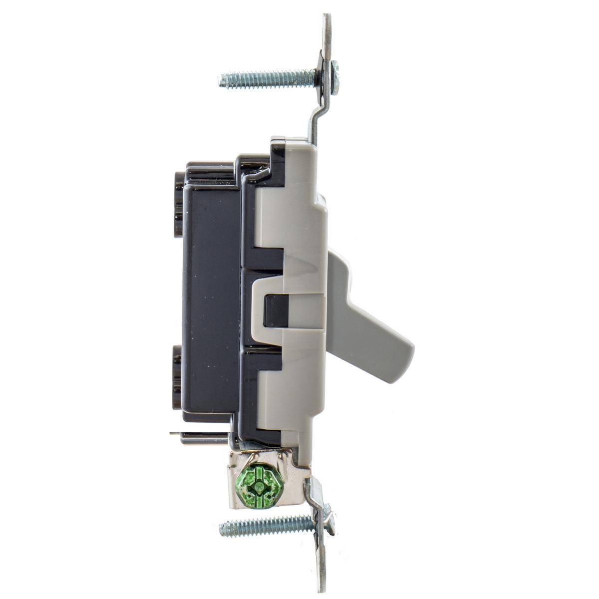 EATON Arrow Hart CSB120GY Specification Grade Toggle Switch, 120/277 V, 20 A, 1/2 hp Power Rating