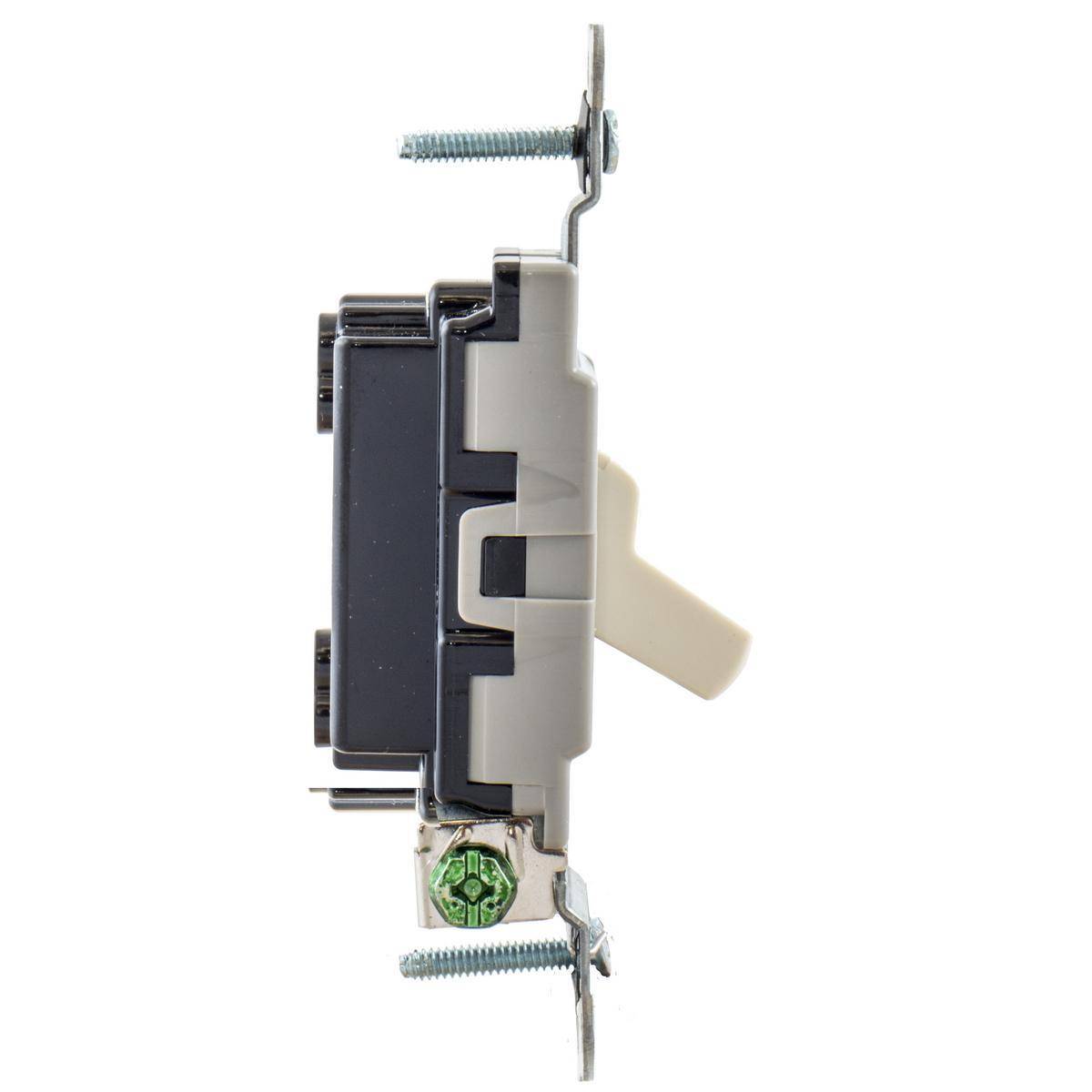 EATON Arrow Hart® CSB115LA CSB Commercial/Specification Grade Toggle Switch, 120/277 VAC, 15 A, 1/2, 2 hp Power Rating