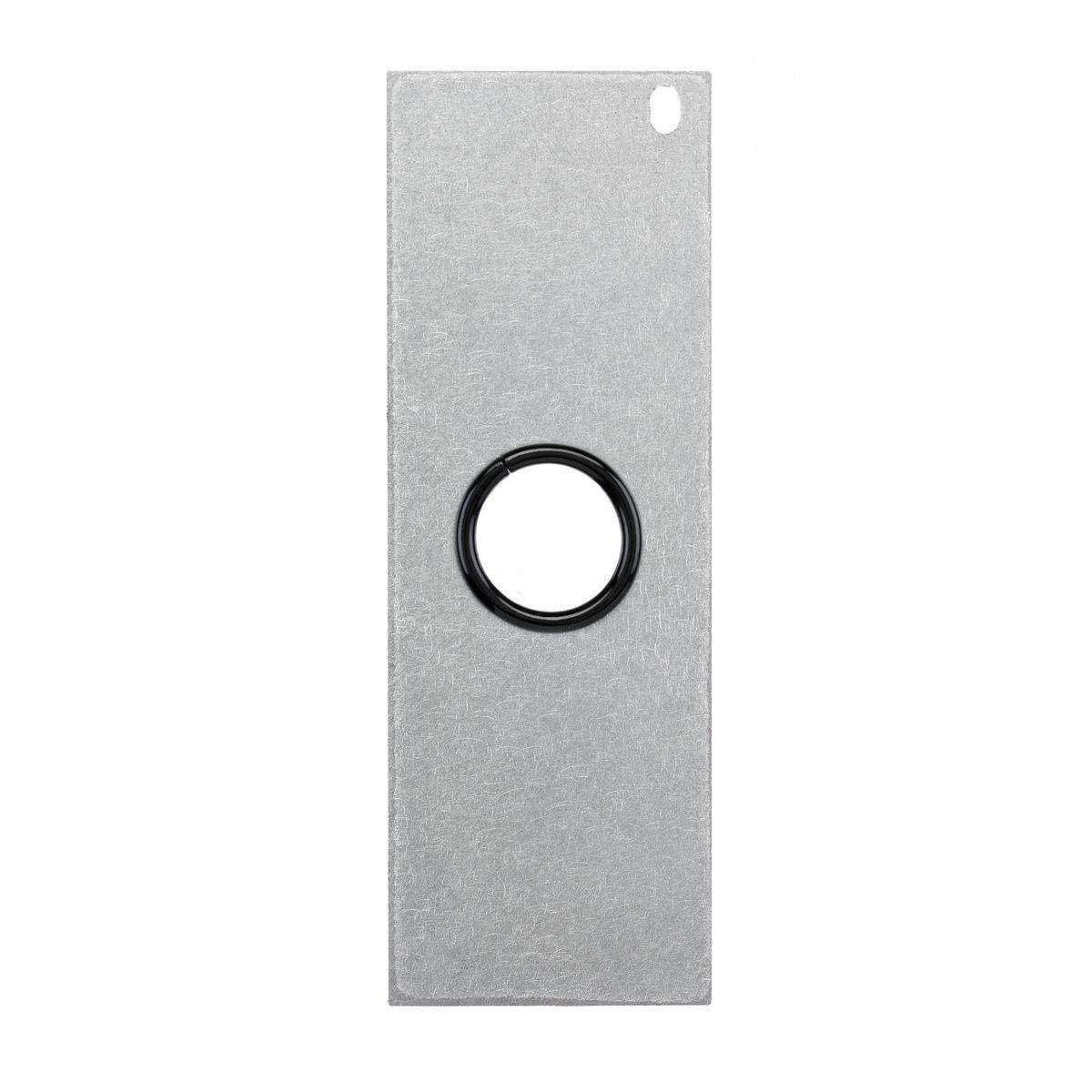 Wiring Device-Kellems FB10MPFT Standard Sized Mounting Plate With (1) 1 in Cable Feed Through Opening with Bushing, 10 Gangs, Galvanized Stamped Steel