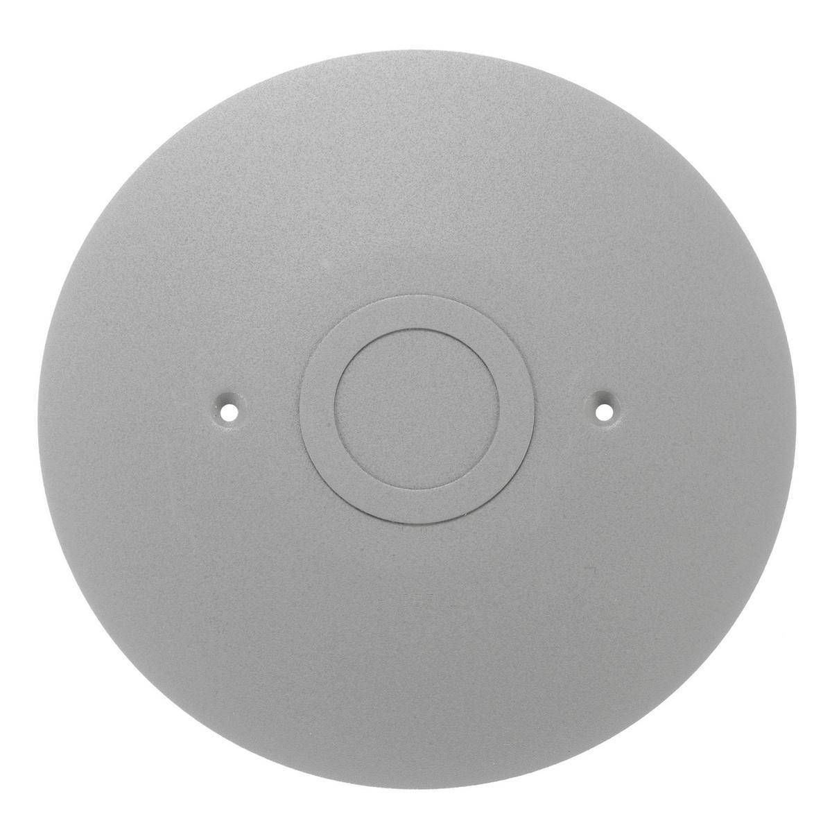 PREMISE WIRING FF2GY Furniture Feed Large Capacity Fire Rated Poke Through Cover, 8 in Dia, Aluminum