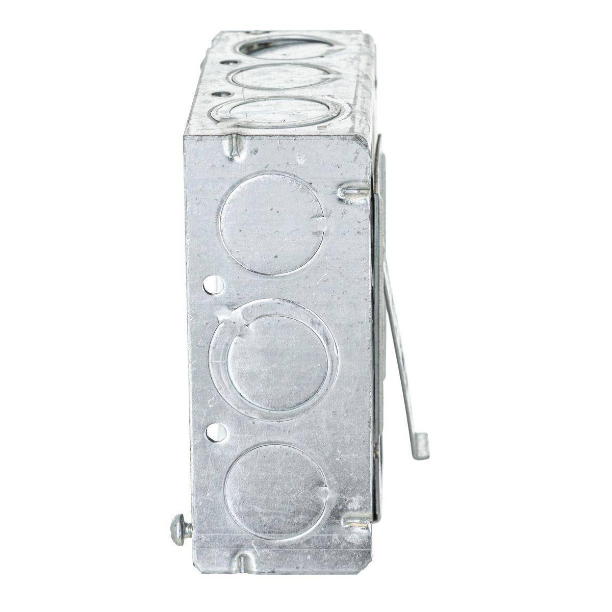 Wiring Device-Kellems HBL189F HBL Wall Box Electrical Floor Cover, Steel, 21 cu-in Capacity, ((4) Back, (12) Side) Knockouts