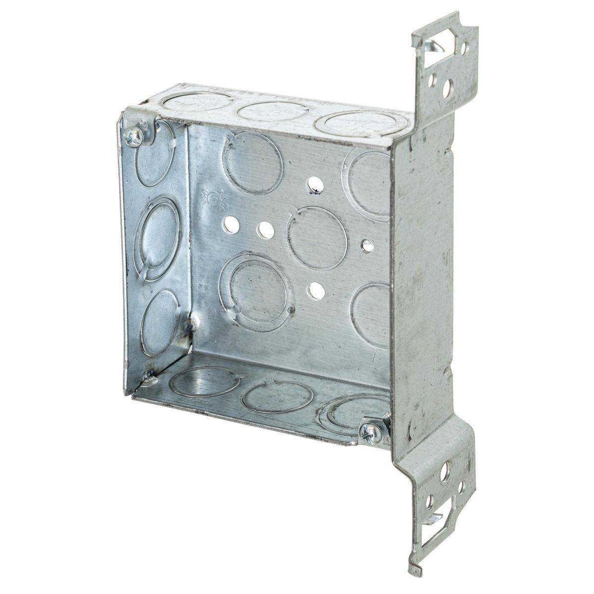 Wiring Device-Kellems HBL196 HBL Wall Box Electrical Floor Cover, Steel, 21 cu-in Capacity, ((5) Back, (12) Side) Knockouts