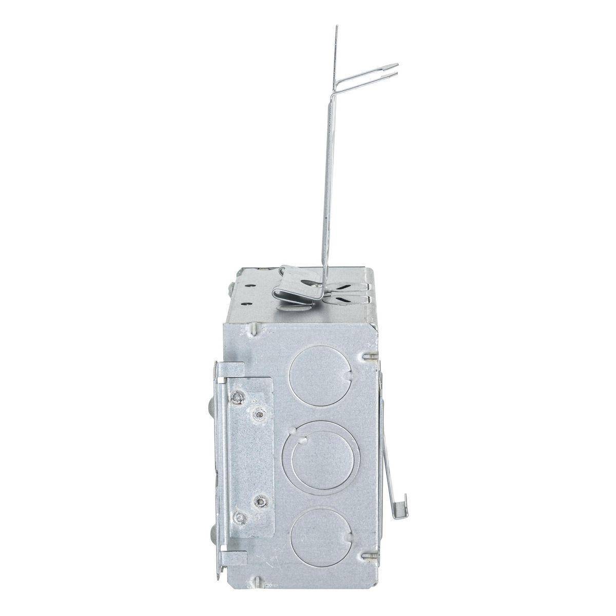 Wiring Device-Kellems HBL232MSCM HBL Wall Box Electrical Floor Cover, Steel, 30.3 cu-in Capacity, ((2) Back, (9) Side) Knockouts