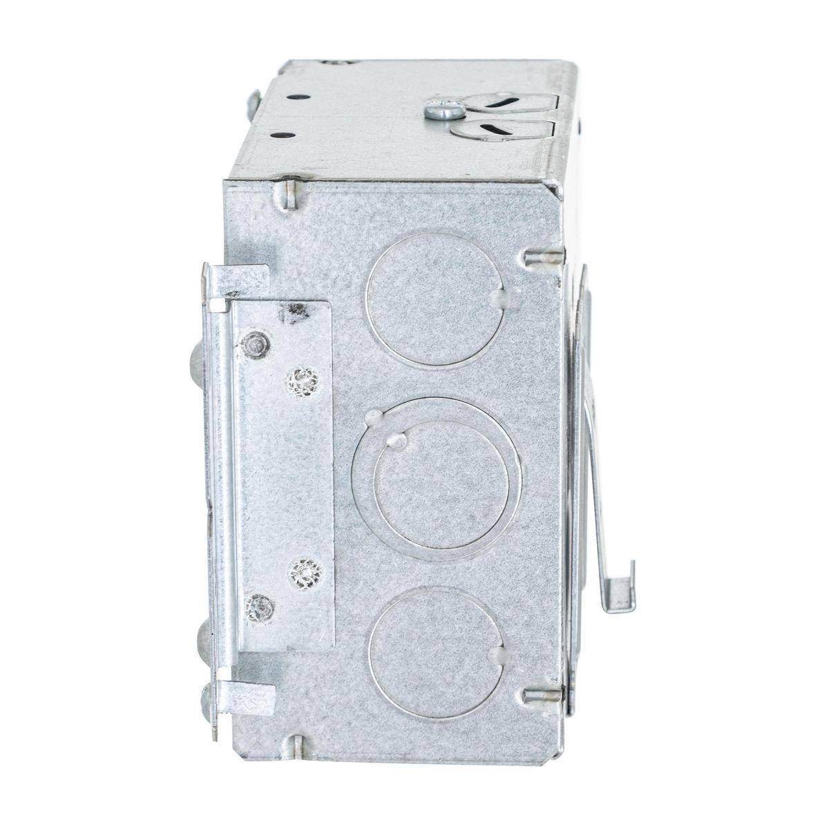 Wiring Device-Kellems HBL232MS HBL Wall Box Electrical Floor Cover, Steel, 30.3 cu-in Capacity, ((2) Back, (9) Side) Knockouts