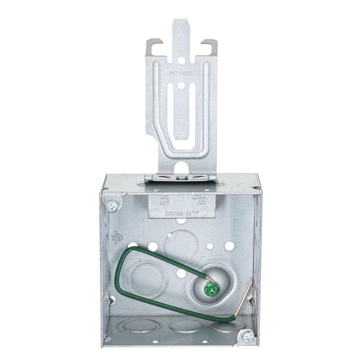 Wiring Device-Kellems HBL232SCM HBL Wall Box Electrical Floor Cover, Steel, 30.3 cu-in Capacity, ((2) Back, (9) Side) Knockouts