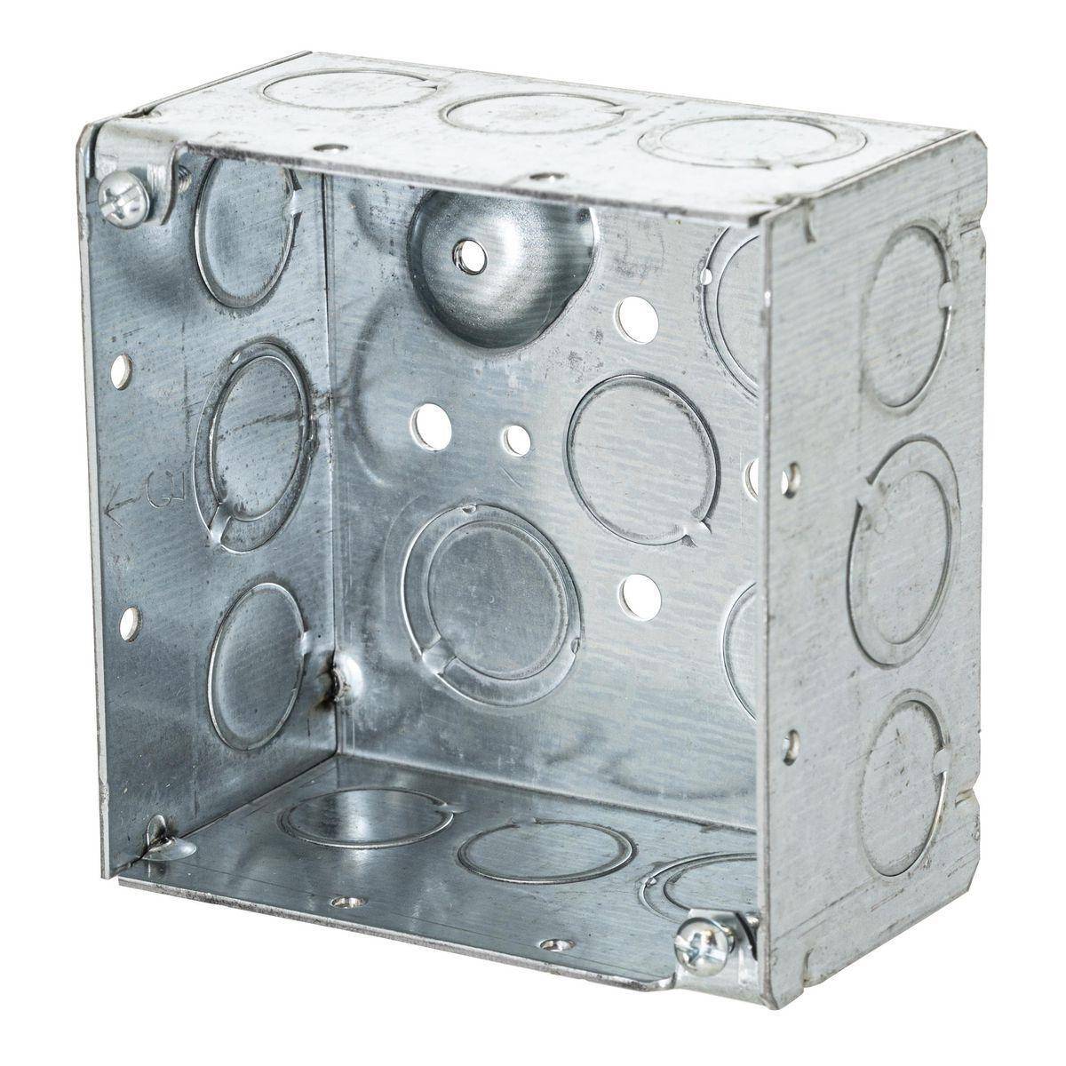 Wiring Device-Kellems HBL232 HBL Wall Box Electrical Floor Cover, Steel, 30.3 cu-in Capacity, ((4) Back, (12) Side) Knockouts