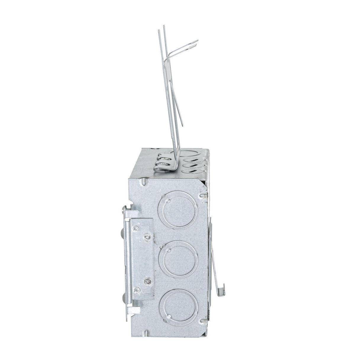 Wiring Device-Kellems HBL252MSCM HBL Wall Box Electrical Floor Cover, Steel, ((2) Back, (11) Side) Knockouts
