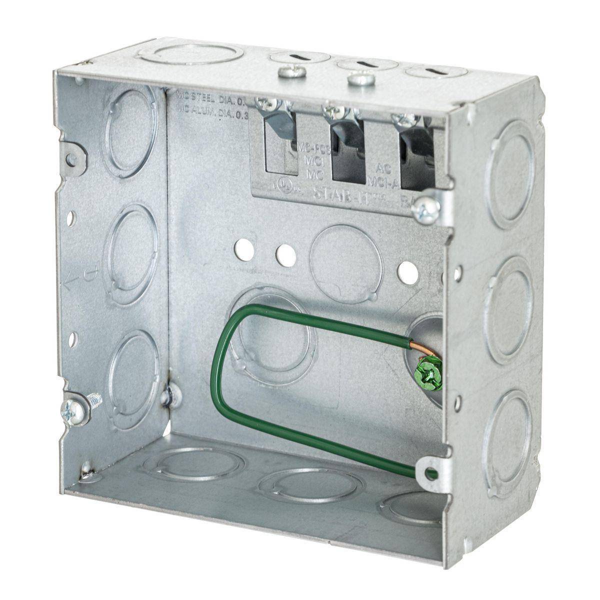 Wiring Device-Kellems HBL252S HBL Wall Box Electrical Floor Cover, Steel, ((2) Back, (10) Side) Knockouts
