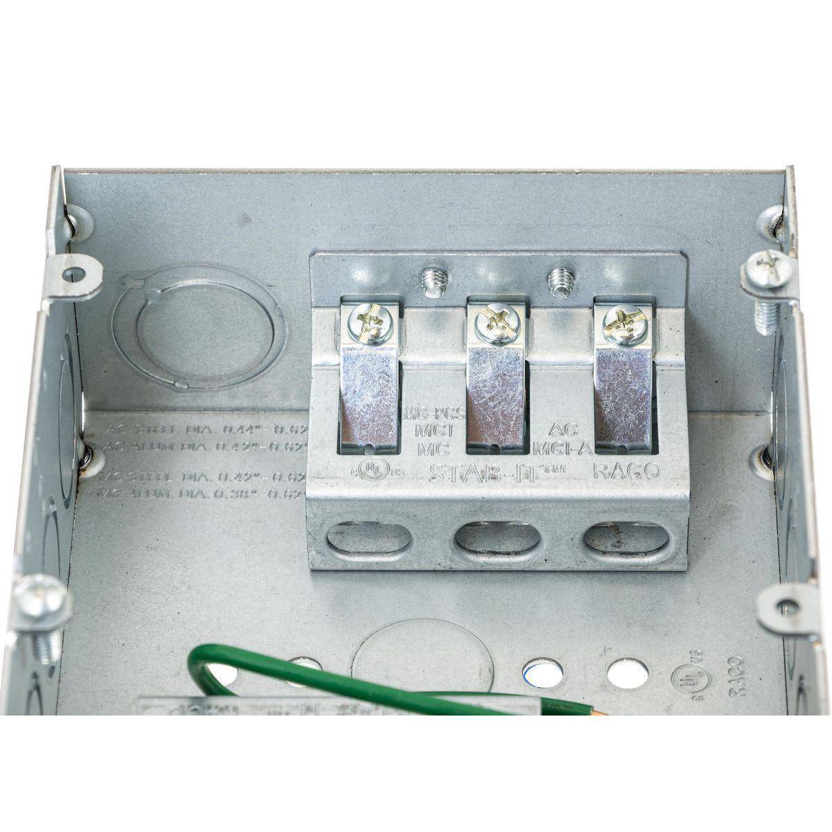 Wiring Device-Kellems HBL254S HBL Wall Box Electrical Floor Cover, Steel, ((1) Back, (8) Side) Knockouts