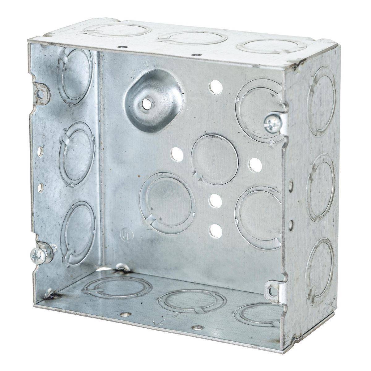 Wiring Device-Kellems HBL257 HBL Wall Box Electrical Floor Cover, Steel, ((4) Back, (12) Side) Knockouts
